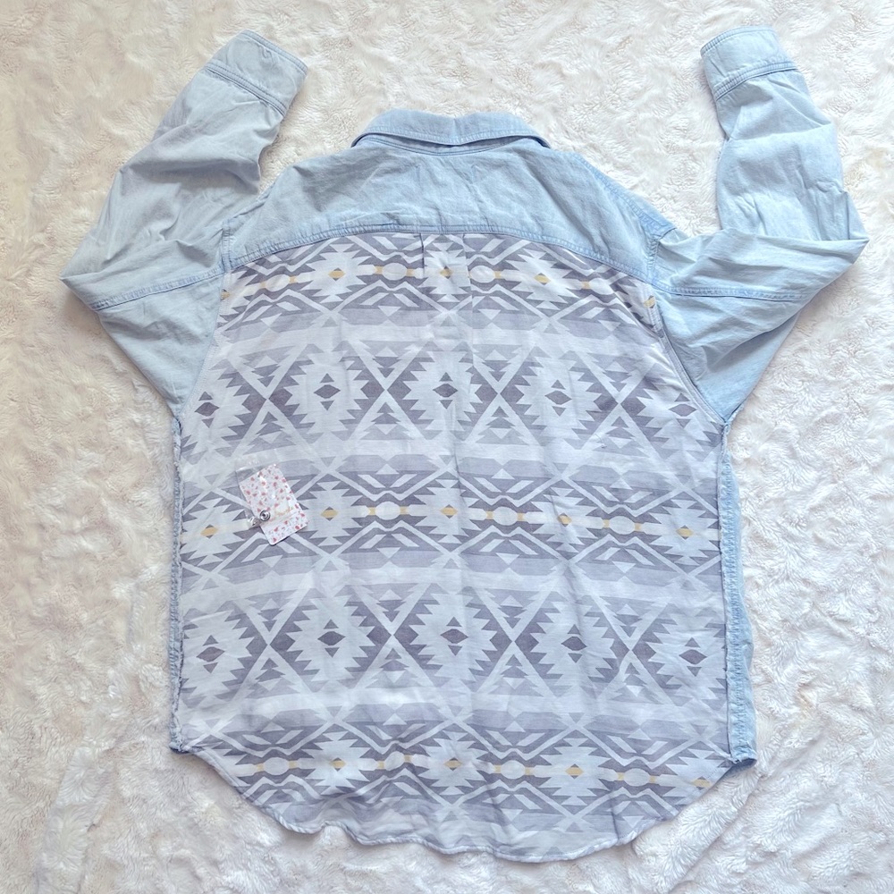 Free People Denim Shirt - Picture 6 of 7